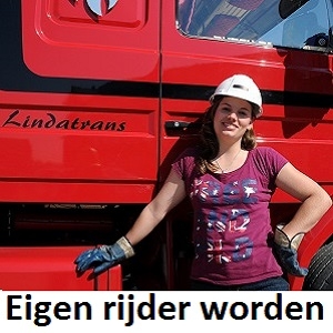 Word net als Linda eigen rijder